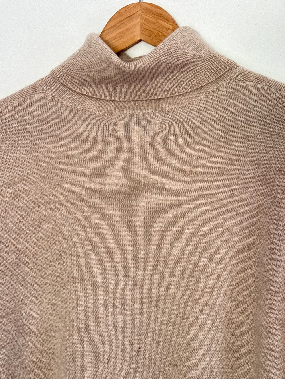 Nordstrom 100% Cashmere Turtleneck Sweater Size XL Preppy Minimalist Neutral b76 - Picture 8 of 14
